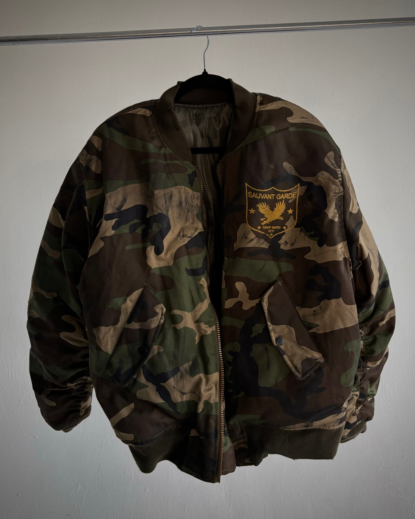 Army Camo Bomber Jacket