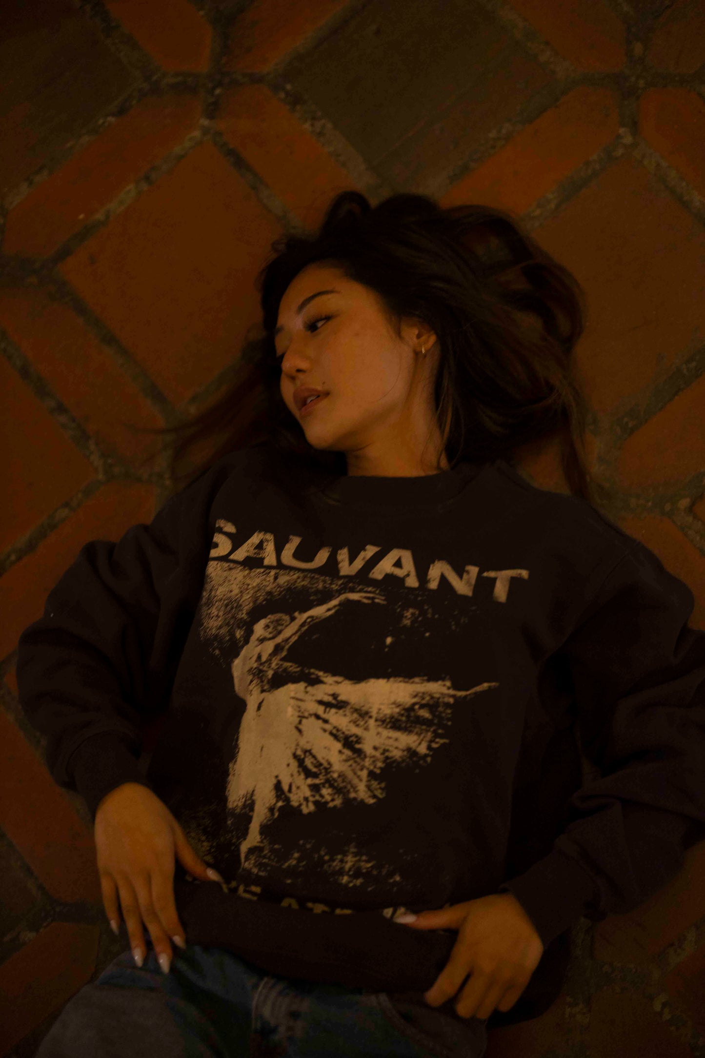 Vintage Grey Ballerina Sweater