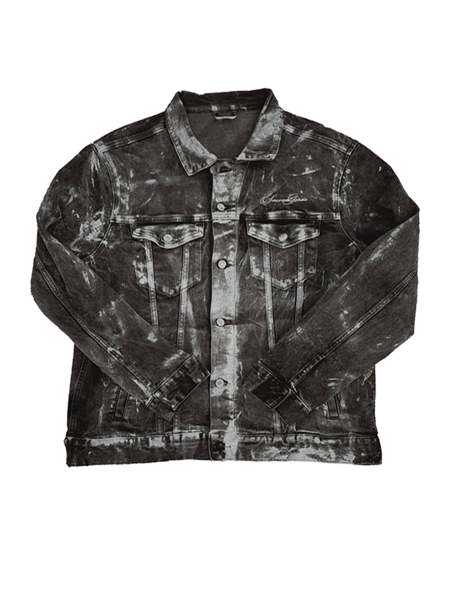 Distressed Denim Jacket