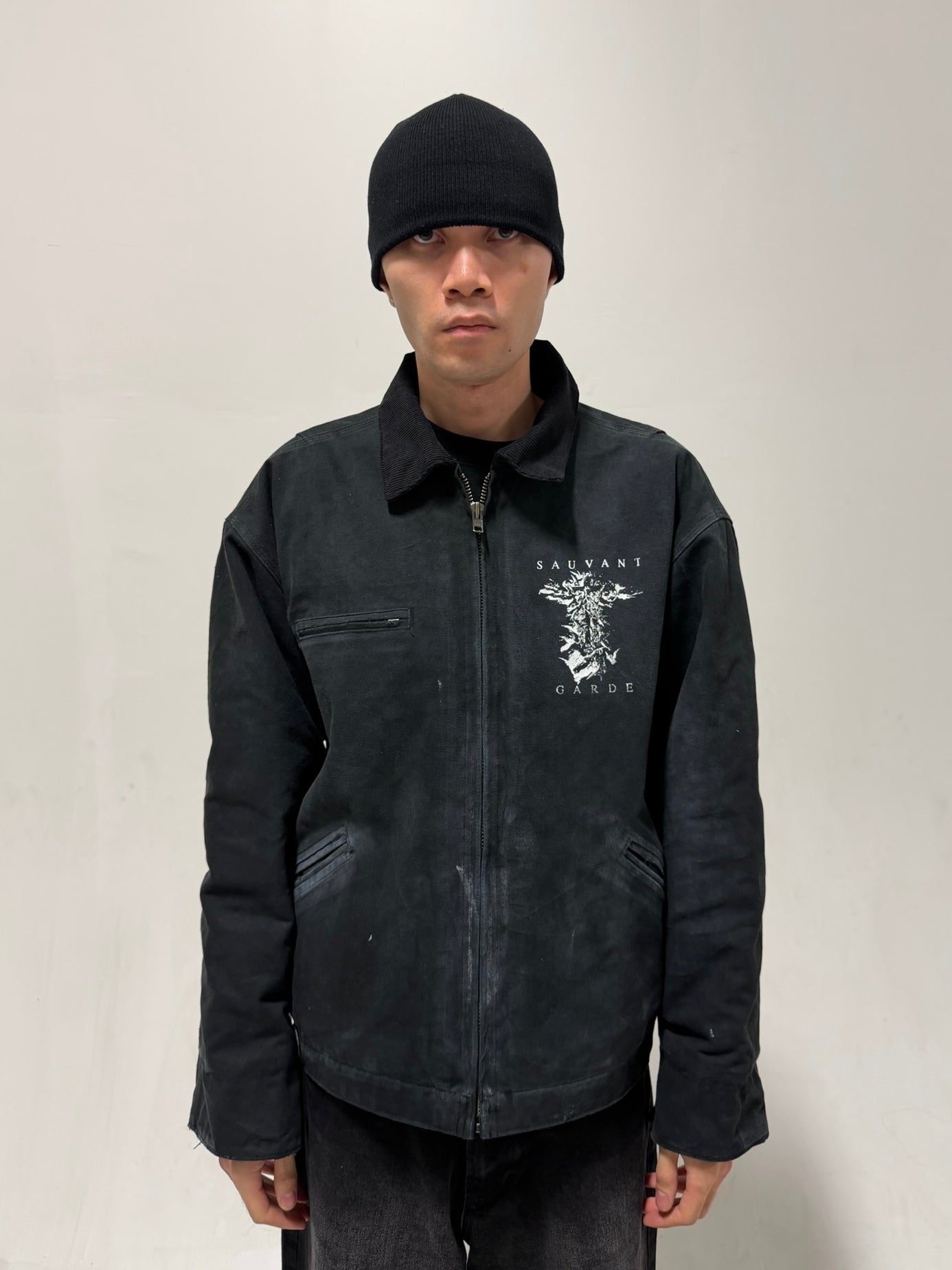 Washed Black Carpenter Jacket