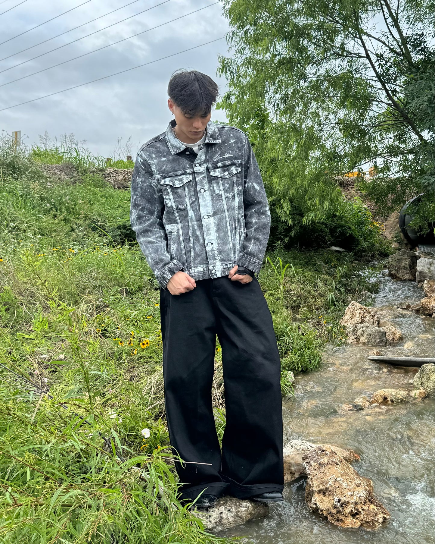 Distressed Denim Jacket