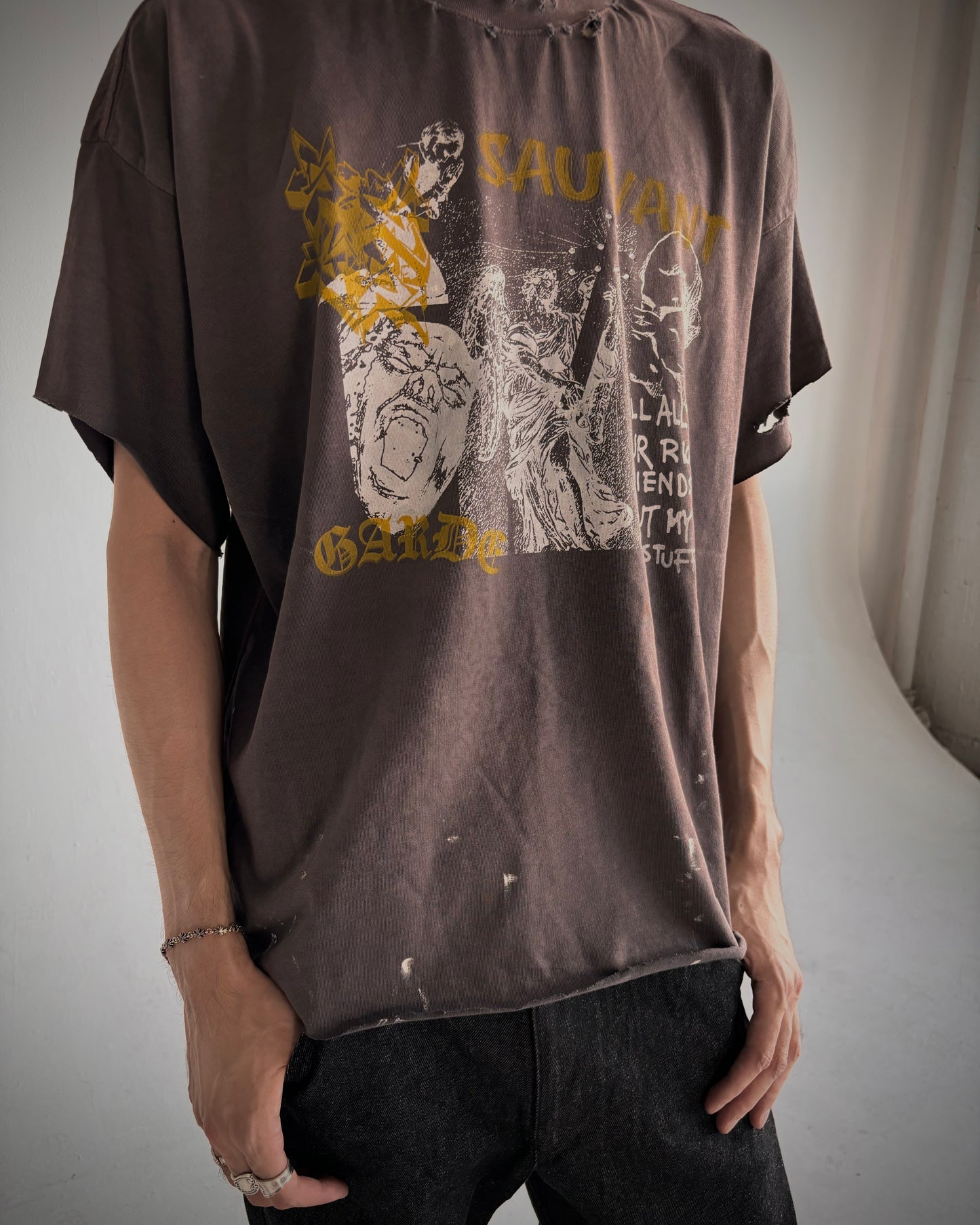 Sketch Brown Tee
