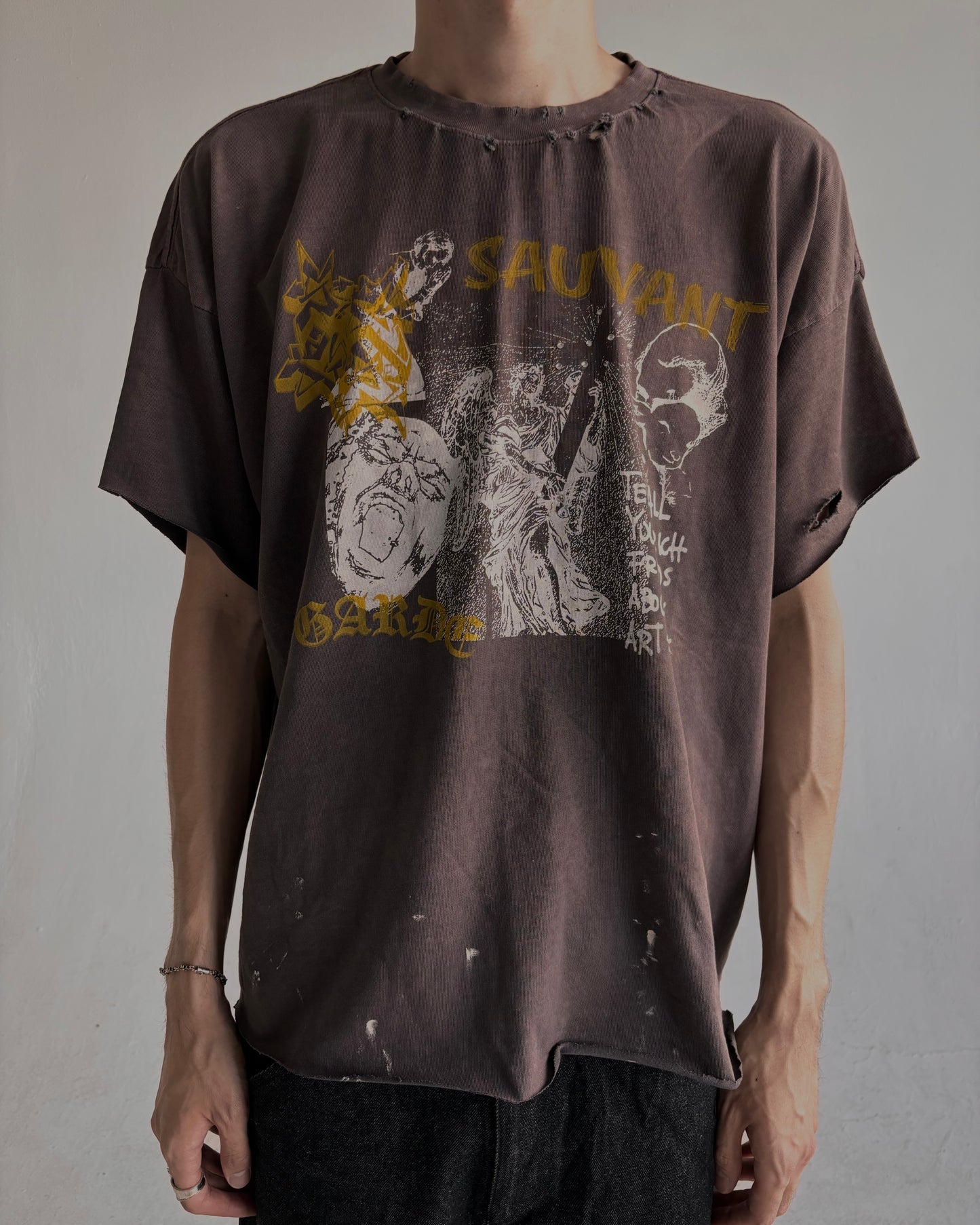 Sketch Brown Tee