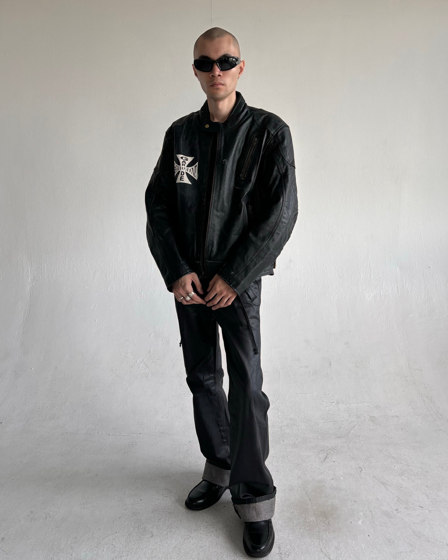 Distressed Leather Jacket