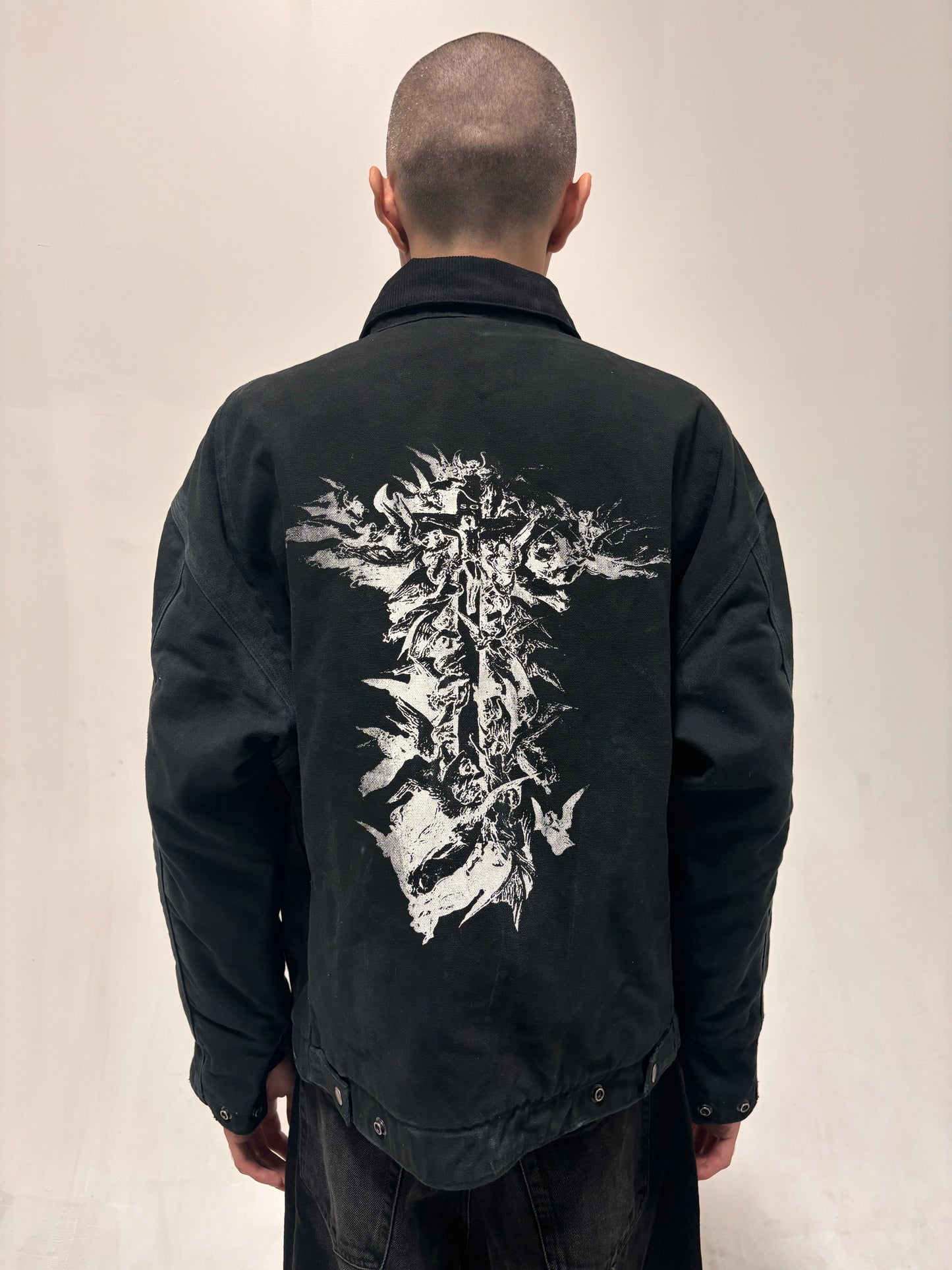 Washed Black Carpenter Jacket