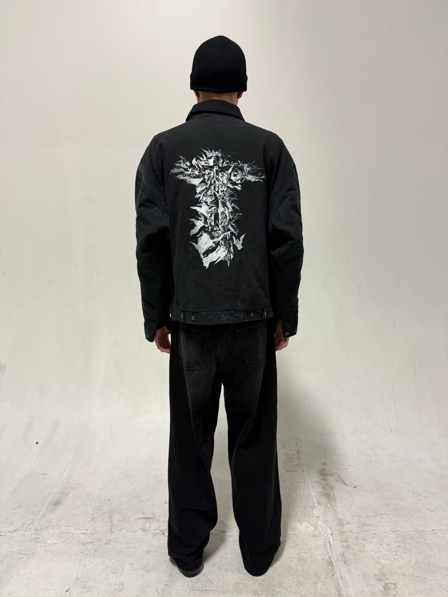 Washed Black Carpenter Jacket