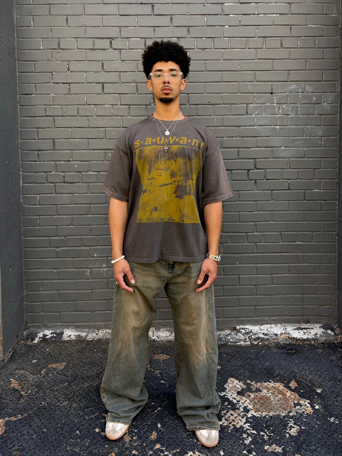 Vintage Brown Rockstar Tee