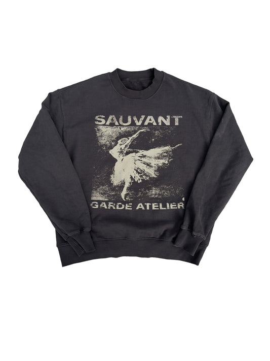 Vintage Grey Ballerina Sweater