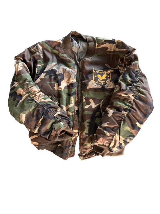 Army Camo Bomber Jacket