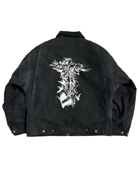 Washed Black Carpenter Jacket